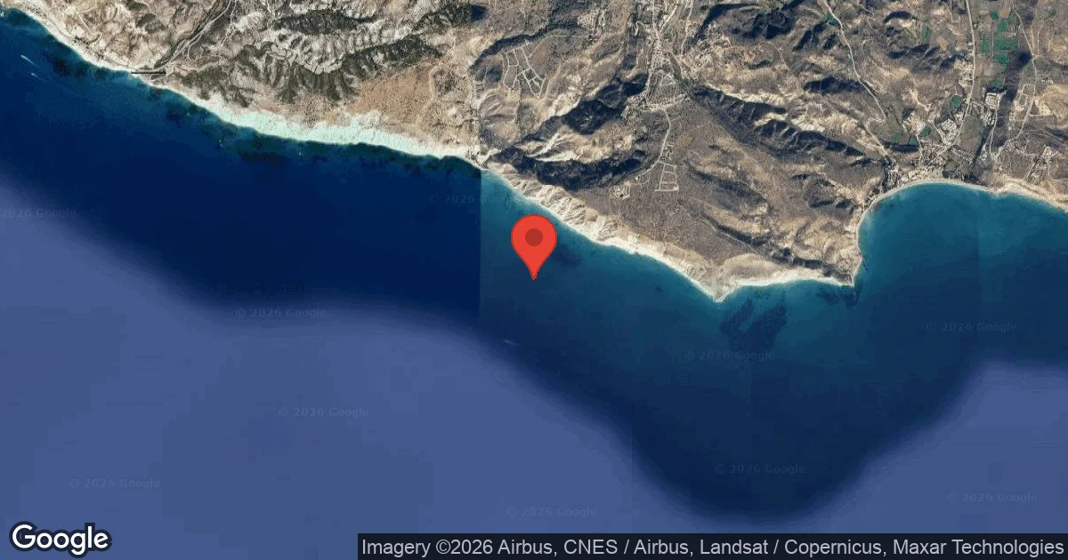 Dive site - Aspro Reef, Cyprus