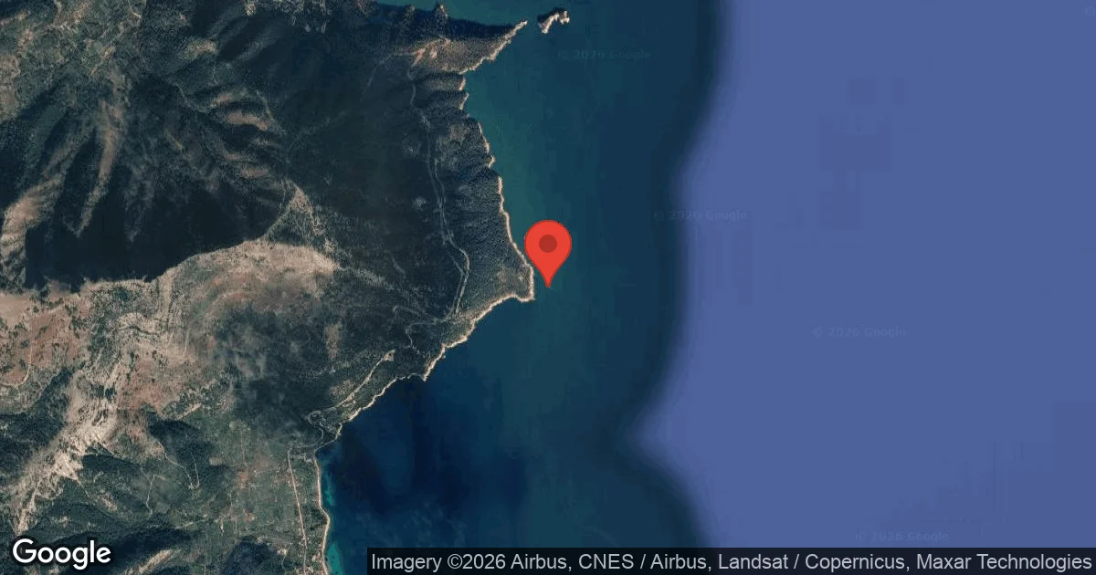 Dive site - Fourni, Greece