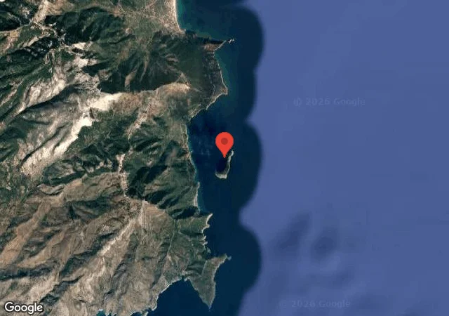 Dive site - Kinira Island, Greece