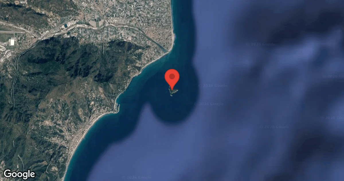 Dive site - Isola Gallinara, Italy