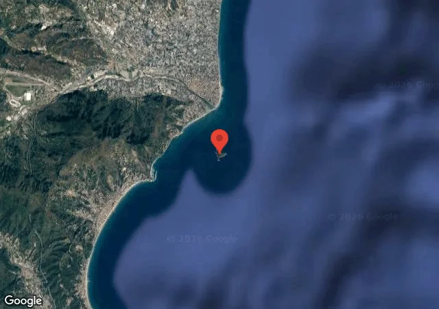 Dive site - Isola Gallinara, Italy