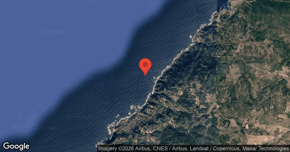 Dive site - Rocca Ruja, Italy