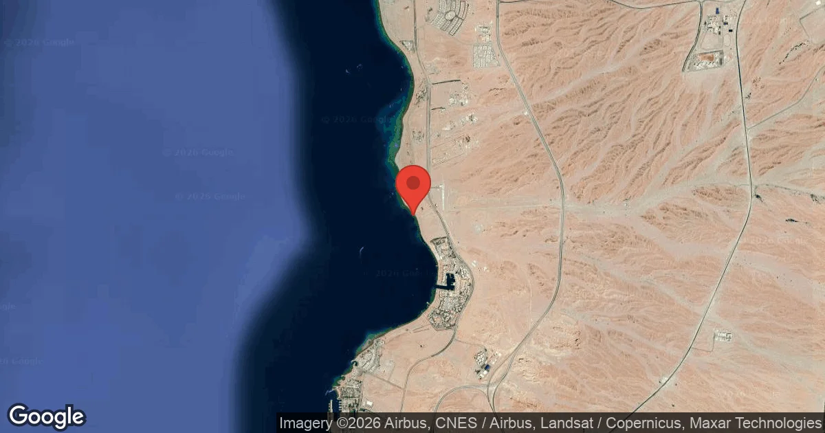 Dive site - Yallow Stone Reef, Jordan
