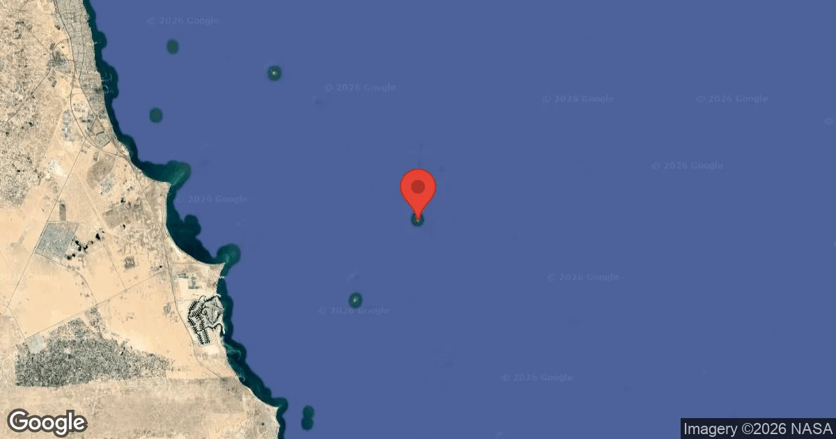 Dive site - Qarooh Island, Kuwait