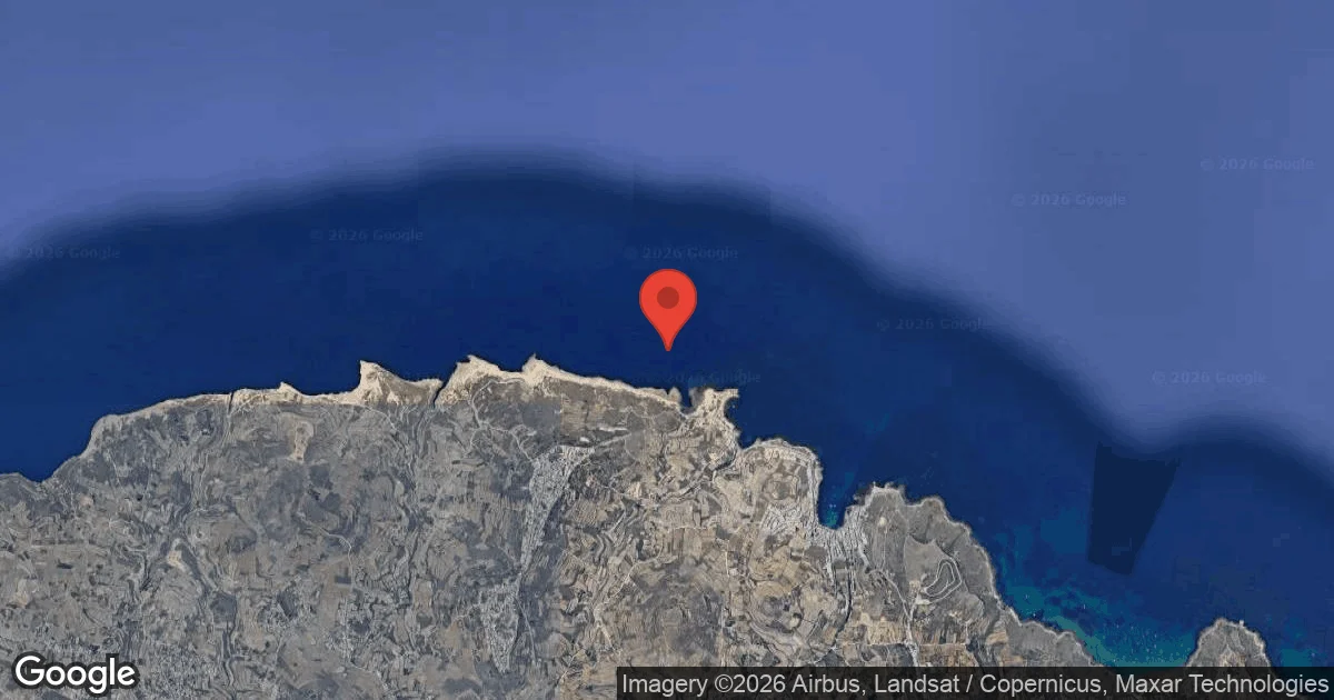 Dive site - Double Arch Reef, Malta