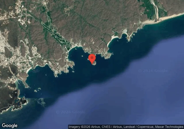 Dive site - La Montosa Island, Mexico