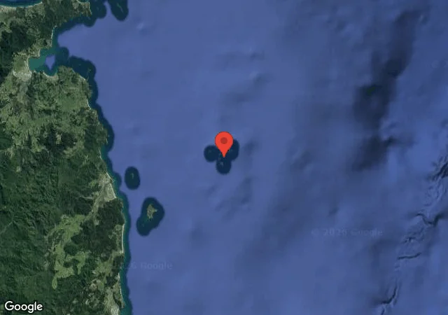 Dive site - Aldermen Islands, New Zealand