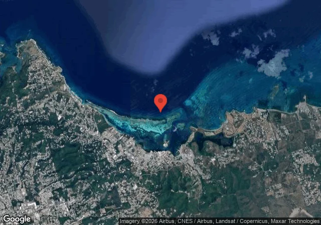 Dive site - Blue Hole, Puerto Rico