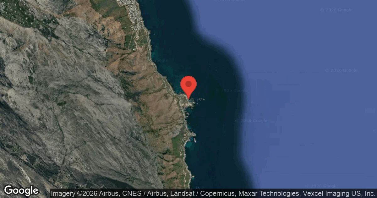 Dive site - Millers Point, South Africa