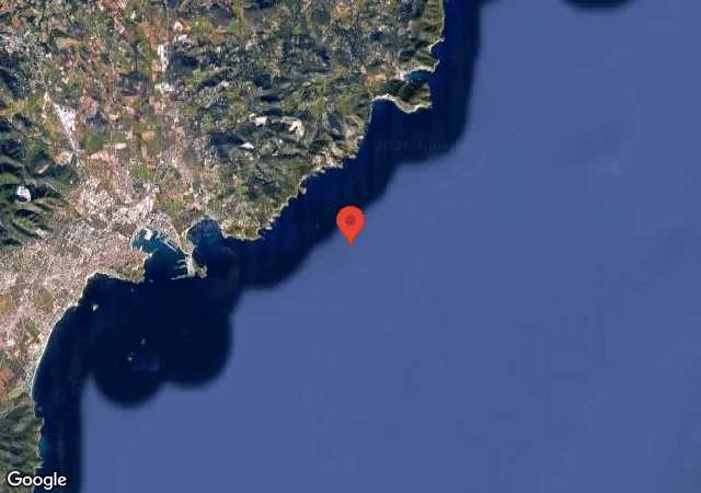 Dive site - Bajo del Lladó North, Spain