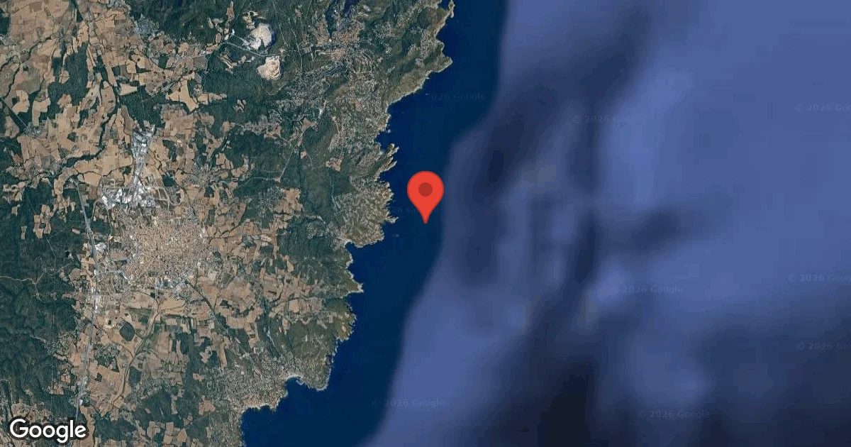 Dive site - Canons de Tamariu, Spain
