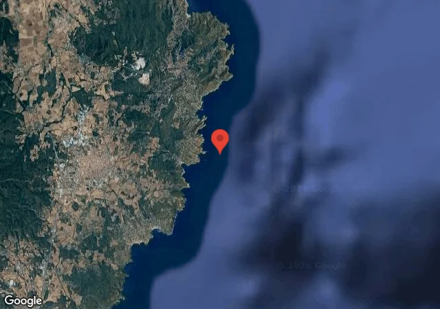 Dive site - Canons de Tamariu, Spain
