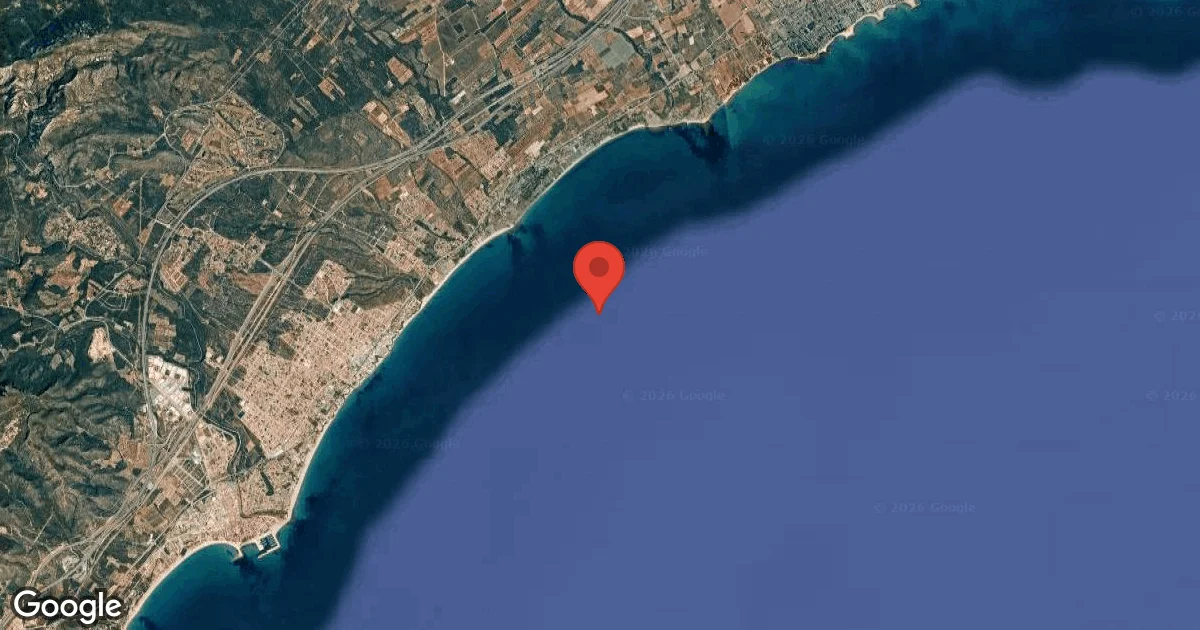 Dive site - Playa Fosil, Spain