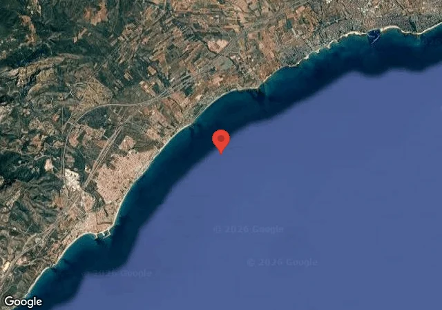 Dive site - Playa Fosil, Spain