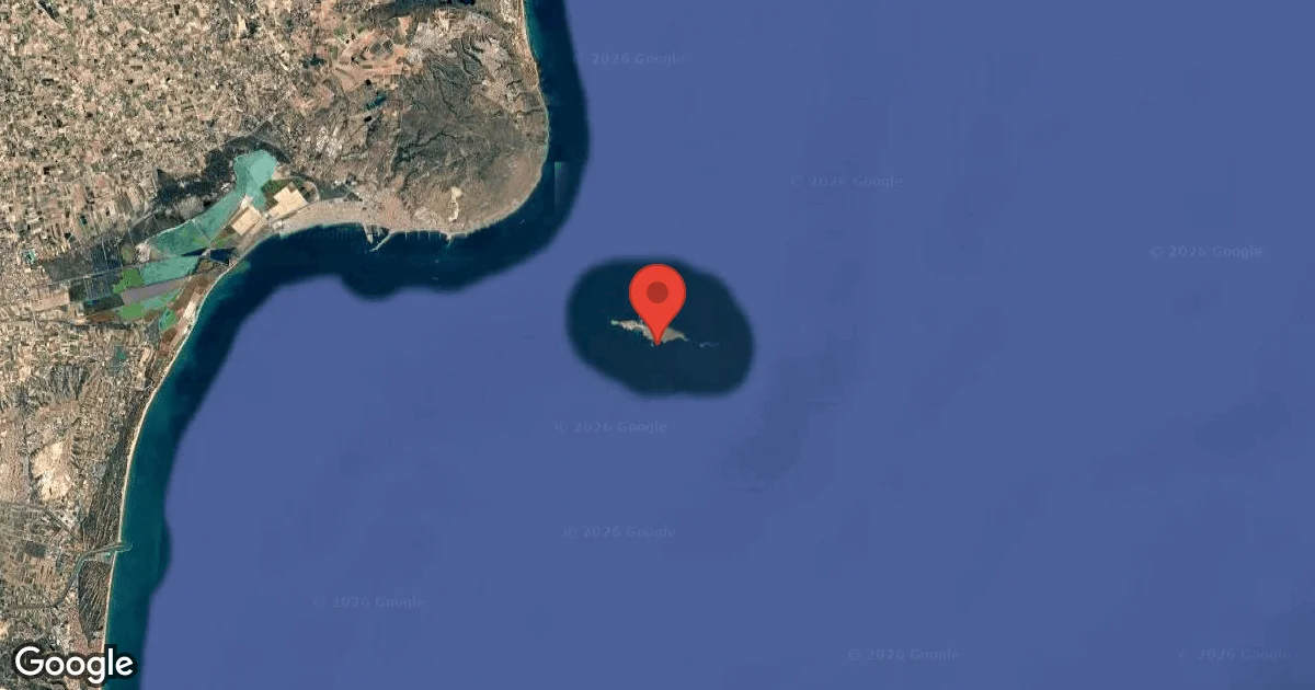 Dive site - Scull Roig - Reserva Marina Tabarca, Spain