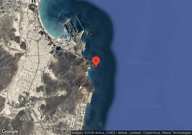Dive site - Martini Rock, United Arab Emirates