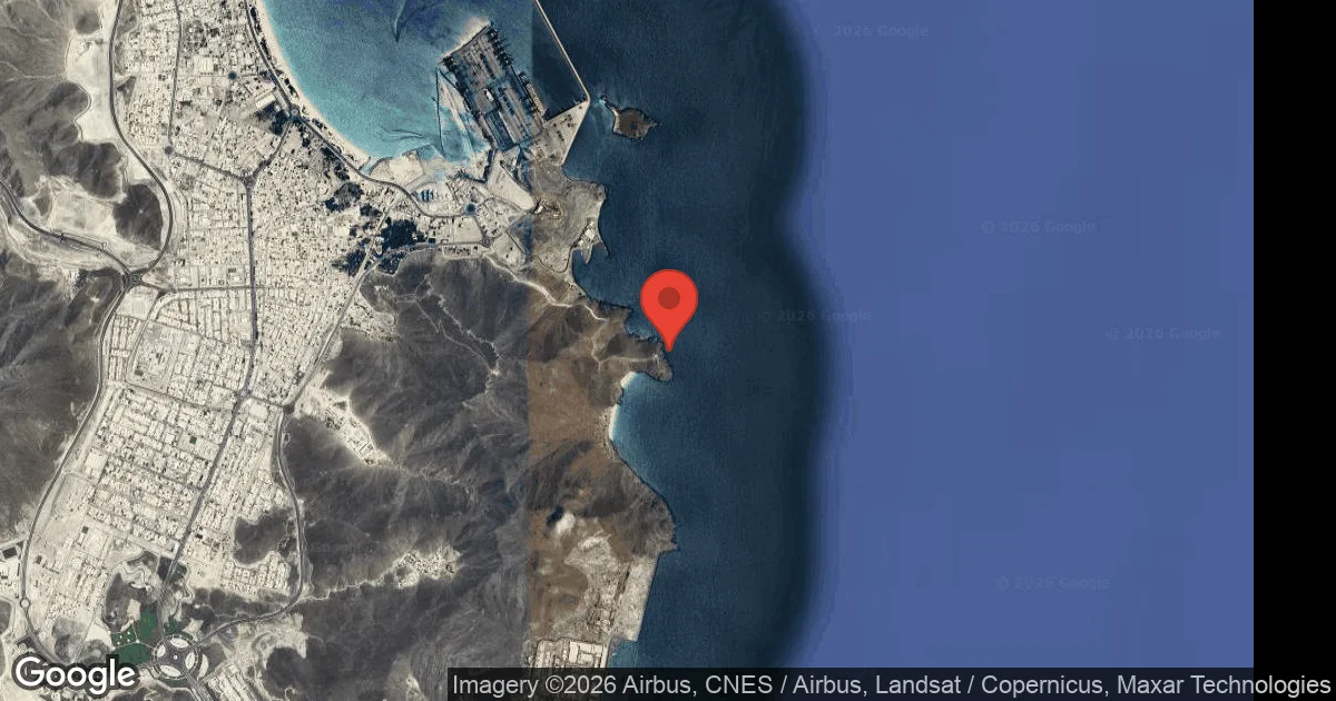 Dive site - Martini Wall, United Arab Emirates