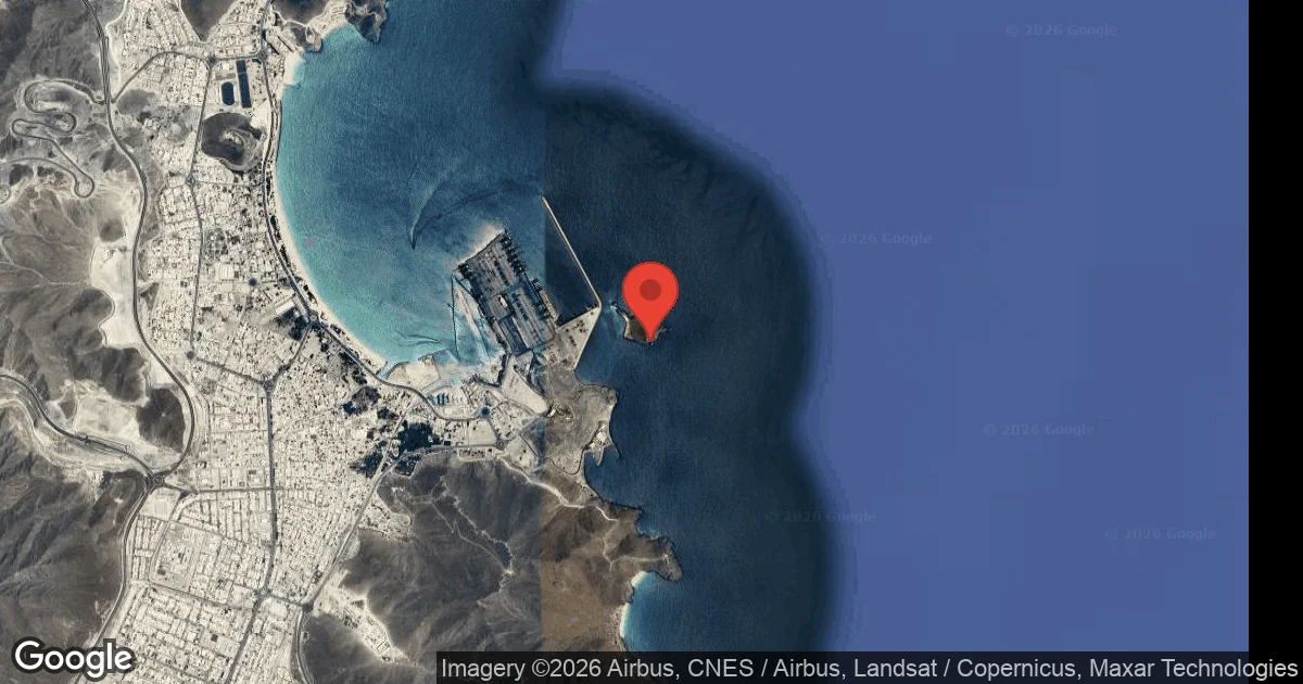 Dive site - Shark Island, United Arab Emirates