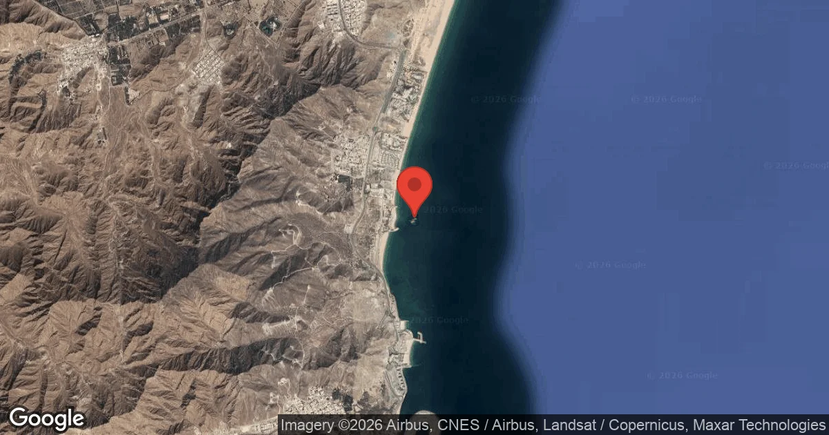 Dive site - Snoopy Island, United Arab Emirates