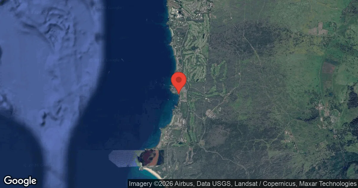Dive site - Five Caves at Makena Landing, United States