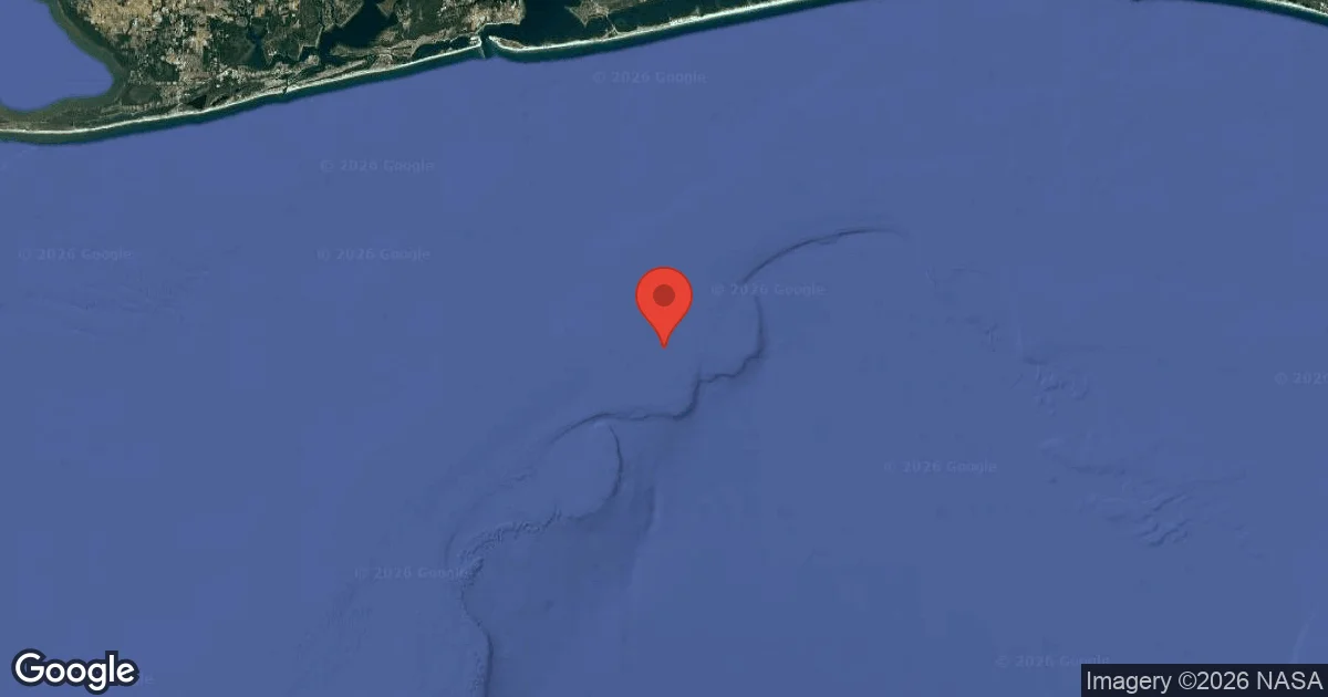 Dive site - Tenneco Platform, United States
